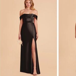 Birdy Grey Mia dress in black satin size small